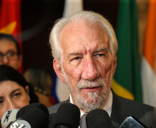O vice governador Darci Piana no Memorial de Curitiba durante a abertura da 1ª Reunião do Grupo BRICS 2019, grupo econômico formado por autoridades do Brasil, Rússia, Índia, China e África do Sul para debater questões econômicas relacionadas aos países. Curitiba, 13/03/2019 -  Foto: Geraldo Bubniak/ANPr