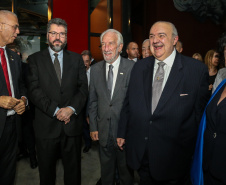 O vice governador Darci Piana no Memorial de Curitiba durante a abertura da 1ª Reunião do Grupo BRICS 2019, grupo econômico formado por autoridades do Brasil, Rússia, Índia, China e África do Sul para debater questões econômicas relacionadas aos países. Curitiba, 13/03/2019 -  Foto: Geraldo Bubniak/ANPr