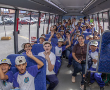 Alunos visitam Porto .  -  Paranaguá, 14/03/2019  -  Foto:Claudio Neves/ Divulgação APPA