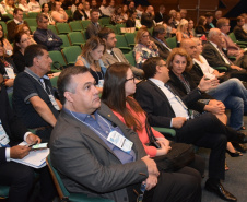  O secretário estadual da Saúde, Beto Preto, fez hoje a palestra de abertura oficial do 12o Seminário Femipa ? Federação das Santas Casas de Misericórdia e Hospitais Beneficentes do Paraná ? e falou sobre os programas do Governo para as instituições filantrópicas.Curitiba, 14/03/2019  -  Foto: Diogo Pracz/SESA