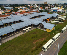 Novos Ônibus no Terminal de Pinhais. 15/03/2019
Foto: Maurilio Cheli