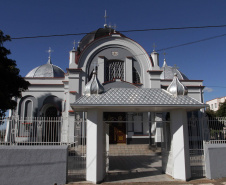 Na igreja de São Josafat, tombada pelo Estado, a celebração litúrgica ainda segue o Rito Oriental Ucraíno-Católico.Prudentópolis.  Foto: Arnaldo Alves/ANPr