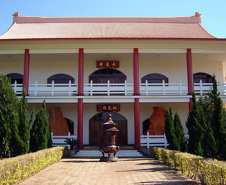 Templo Budista Chen Tien, em Foz do Iguaçu. Foto: Érica Marrone Furini/Prefeitura de Foz do Iguaçu - http://www.pmfi.pr.gov.br/turismo/?idMenu=1233