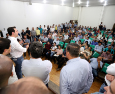 Governador Carlos Massa Ratinho Junior visita a Expo Umuarama e anuncia recursos para investimentos em infraestrutura e melhoria urbana no município. -  Umuarama, 15/03/2019  -  Foto: José Fernando Ogura/ANPr