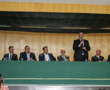 O governador Carlos Massa Ratinho Junior  lança o aplicativo Paraná Serviços no Auditório Mário Lobo em Curitiba nesta segunda-feira (18). Trata-se de uma solução inovadora do Governo do Paraná que facilitará a intermediação entre o contratante e o prestador autônomo de serviços.   Curitiba, 15/03/2019 -  Foto: Geraldo Bubniak/ANPr