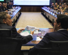 Governador Carlos Massa Ratinho Júnior coordena reunião com o secretariado  -  Curitiba, 19/03/2019  -  Foto: José Fernando Ogura/ANPr