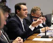 Governador Carlos Massa Ratinho Júnior coordena reunião com o secretariado  -  Curitiba, 19/03/2019  -  Foto: José Fernando Ogura/ANPr