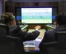 Governador Carlos Massa Ratinho Júnior coordena reunião com o secretariado  -  Curitiba, 19/03/2019  -  Foto: José Fernando Ogura/ANPr