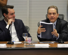 Governador Carlos Massa Ratinho Júnior coordena reunião com o secretariado  -  Curitiba, 19/03/2019  -  Foto: José Fernando Ogura/ANPr