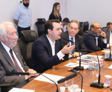 Governador Carlos Massa Ratinho Júnior coordena reunião com o secretariado  -  Curitiba, 19/03/2019  -  Foto: Rodrigo Félix Leal/ANPr