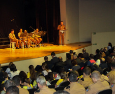Curitiba, 19 de março de 2019. Solenidade em Comemoração ao 11º Aniversário do BPEC  -  Curitiba, 19/03/2019  -  Foto: Soldado Amanda Morais