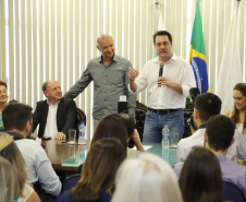 Governador Carlos Massa Ratinho Junior libera recursos para pavimentação asfáltica em Araucária.  -  Araucária, 20/03/2019  -  Foto: José Fernando Ogura/ANPr