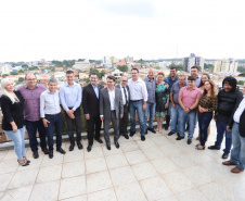 Governador Carlos Massa Ratinho Junior libera recursos para pavimentação asfáltica em Araucária.  -  Araucária, 20/03/2019  -  Foto: José Fernando Ogura/ANPr