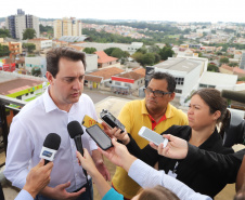 Governador Carlos Massa Ratinho Junior libera recursos para pavimentação asfáltica em Araucária.  -  Araucária, 20/03/2019  -  Foto: José Fernando Ogura/ANPr