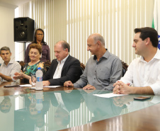 Governador Carlos Massa Ratinho Junior libera recursos para pavimentação asfáltica em Araucária.  -  Araucária, 20/03/2019  -  Foto: José Fernando Ogura/ANPr