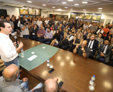 Governador Carlos Massa Ratinho Junior libera recursos para pavimentação asfáltica em Araucária.  -  Araucária, 20/03/2019  -  Foto: José Fernando Ogura/ANPr