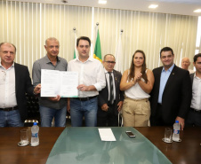 Governador Carlos Massa Ratinho Junior libera recursos para pavimentação asfáltica em Araucária.  -  Araucária, 20/03/2019  -  Foto: Rodrigo Félix Leal