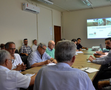 Uma análise sobre o status de Área Livre de Febre Aftosa Sem Vacinação foi apresentada na terça-feira (19) ao secretário estadual da Agricultura e do Abastecimento, Norberto Ortigara, e lideranças do agronegócio paranaense.  -  Curitiba, 20/03/2019  -  Foto: Divulgação SEAB