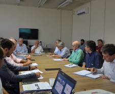 Uma análise sobre o status de Área Livre de Febre Aftosa Sem Vacinação foi apresentada na terça-feira (19) ao secretário estadual da Agricultura e do Abastecimento, Norberto Ortigara, e lideranças do agronegócio paranaense.  -  Curitiba, 20/03/2019  -  Foto: Divulgação SEAB