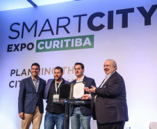 O governador Carlos Massa Ratinho Junior participa nesta quinta-feira (21),  da segunda edição do Smart City Expo Curitiba 2019. Maior evento de cidades inteligentes do mundo, o Smart City acontece na Expo Barigui. Curitiba, 21/03/2019 -  Foto: Gilson Abreu/ANPr