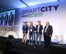 O governador Carlos Massa Ratinho Junior participa nesta quinta-feira (21),  da segunda edição do Smart City Expo Curitiba 2019. Maior evento de cidades inteligentes do mundo, o Smart City acontece na Expo Barigui. Curitiba, 21/03/2019 -  Foto: Gilson Abreu/ANPr