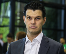 Vice governador Darci Piana participa da segunda edição do Smart City Expo Curitiba 2019. Maior evento de cidades inteligentes do mundo, o Smart City acontece na Expo Barigui. Na foto, o presidente da Copel, Daniel Pimentel. -  Curitiba, 21/03/2019 -  Foto: Gilson Abreu/ANPr