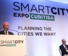Vice governador Darci Piana participa da segunda edição do Smart City Expo Curitiba 2019. Maior evento de cidades inteligentes do mundo, o Smart City acontece na Expo Barigui. Curitiba, 21/03/2019 -  Foto: Gilson Abreu/ANPr