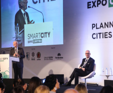 Vice governador Darci Piana participa da segunda edição do Smart City Expo Curitiba 2019. Maior evento de cidades inteligentes do mundo, o Smart City acontece na Expo Barigui. Curitiba, 21/03/2019 -  Foto: Gilson Abreu/ANPr