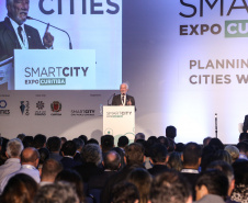 Vice governador Darci Piana participa da segunda edição do Smart City Expo Curitiba 2019. Maior evento de cidades inteligentes do mundo, o Smart City acontece na Expo Barigui. Curitiba, 21/03/2019 -  Foto: Gilson Abreu/ANPr