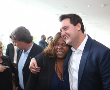Governador Carlos Massa Ratinho Junior sanciona a lei que institui o Dia Estadual de Luta pela Eliminação da Discriminação Racial. A Lei define que a data será celebrada anualmente em 21 de março.  -  Curitiba, 21/03/2019  -  Foto: Rodrigo Félix Leal/ANPr