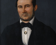 Cel. Joaquim Cândido Corrêa (pai de Iria Corrêa). Óleo sobre tela. 80 x 62 cm. Foto: Kraw Penas/SECC

