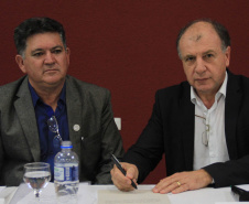 O secretário estadual do Desenvolvimento Urbano, João Carlos Ortega, empossou nesta quinta-feira (21) o secretário-executivo do Conselho Estadual das Cidades (ConCidades), Orlando Bonette. Foto: SEDU