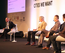 O Instituto de Tecnologia do Paraná (Tecpar) liderou o debate sobre governança em sociedades digitais nesta sexta-feira (22), segundo e último dia de programação do Smart City Expo Curitiba 2019, maior evento internacional sobre cidades inteligentes do mundo. Foto: Tecpar