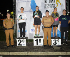 Corrida Noturna da PM tem mais de 500 participantes em Araucária (PR), na RMC. Foto: Soldado Fernando Chauchuti