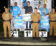 Corrida Noturna da PM tem mais de 500 participantes em Araucária (PR), na RMC. Foto: Soldado Fernando Chauchuti