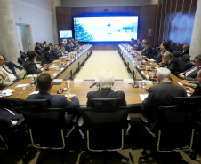 Vice-governador Darci Piana coordena Reunião com Secretariado, com a apresentação da Secretaria da Educação.  -  Curitiba, 26/03/2019  -  Foto: Jaelson Lucas/ANPr