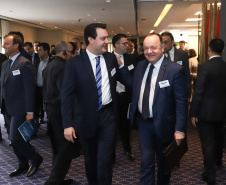 Governador Carlos Massa Ratinho Júnior participa  da 3ª edição do evento GRI PPPs e Concessões Brasil, em São Paulo.
São Paulo, 28/03/2019 - Foto: Rodrigo Félix Leal/ANPr