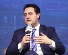 Governador Carlos Massa Ratinho Júnior participa  da 3ª edição do evento GRI PPPs e Concessões Brasil, em São Paulo.
São Paulo, 28/03/2019 - Foto: Rodrigo Félix Leal/ANPr