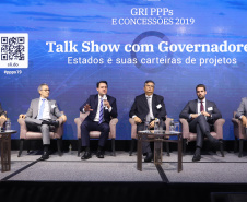 Governador Carlos Massa Ratinho Júnior participa  da 3ª edição do evento GRI PPPs e Concessões Brasil, em São Paulo.
São Paulo, 28/03/2019 - Foto: Rodrigo Félix Leal/ANPr
