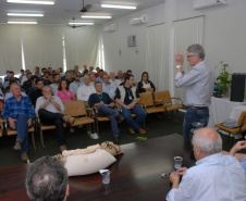 O secretário estadual da Agricultura e do Abastecimento, Norberto Ortigara, participou nesta quinta-feira (28) em Ponta Grossa do lançamento da cultivar de feijão-preto IPR Urutau, elaborada pelo Instituto Agronômico do Paraná (Iapar).  -  Ponta Grossa, 28/03/2019  -  Foto:  Edino Ferreira da Silva/ Iapar