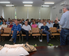 O secretário estadual da Agricultura e do Abastecimento, Norberto Ortigara, participou nesta quinta-feira (28) em Ponta Grossa do lançamento da cultivar de feijão-preto IPR Urutau, elaborada pelo Instituto Agronômico do Paraná (Iapar).  -  Ponta Grossa, 28/03/2019  -  Foto:  Edino Ferreira da Silva/ Iapar