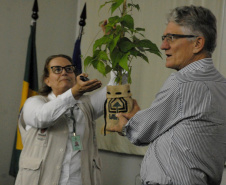 O secretário estadual da Agricultura e do Abastecimento, Norberto Ortigara, participou nesta quinta-feira (28) em Ponta Grossa do lançamento da cultivar de feijão-preto IPR Urutau, elaborada pelo Instituto Agronômico do Paraná (Iapar).  -  Ponta Grossa, 28/03/2019  -  Foto:  Edino Ferreira da Silva/ Iapar