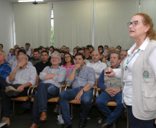 O secretário estadual da Agricultura e do Abastecimento, Norberto Ortigara, participou nesta quinta-feira (28) em Ponta Grossa do lançamento da cultivar de feijão-preto IPR Urutau, elaborada pelo Instituto Agronômico do Paraná (Iapar).  -  Ponta Grossa, 28/03/2019  -  Foto:  Edino Ferreira da Silva/ Iapar
