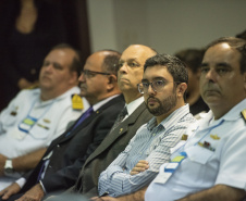 Os Portos do Paraná receberam nesta sexta-feira (29) os participantes do II Fórum Acidentes e Fatos da Navegação e a Cobertura P&I, que reúne a comunidade portuária para discutir questões de segurança na navegação, importância da prevenção e ações de resposta a emergências. Foto: Claudio Neves/APPA