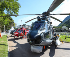 O governador Carlos Massa Ratinho Junior esteve nesta terça-feira (2) na 12ª edição da feira internacional de segurança LAAD Defence & Security, no Rio de Janeiro. A viagem teve como objetivo conhecer tecnologias que possam ser aplicadas no Paraná para reforçar e aprimorar o sistema segurança pública. Foto: Rodrigo Felix Leal/ANPr