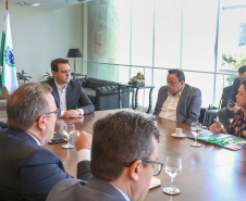 03/04/2019 - Governador Carlos Massa Ratinho Junior, recebe reitores das universidades do Paraná.
Foto Gilson Abreu/Anpr