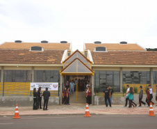 Governador Carlos Massa Ratinho Júnior inaugura em Guarapuava a nova sede do Colégio Estadual Leni Marlene Jacob  -  Guarapuava, 04/04/2019  -  Foto: Jaelson Lucas/ANPr