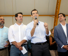 Governador Carlos Massa Ratinho Júnior inaugura em Guarapuava a nova sede do Colégio Estadual Leni Marlene Jacob  -  Guarapuava, 04/04/2019  -  Foto: Jaelson Lucas/ANPr