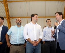 Governador Carlos Massa Ratinho Júnior inaugura em Guarapuava a nova sede do Colégio Estadual Leni Marlene Jacob  -  Guarapuava, 04/04/2019  -  Foto: Jaelson Lucas/ANPr
