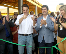 Governador Carlos Massa Ratinho Júnior inaugura em Guarapuava a nova sede do Colégio Estadual Leni Marlene Jacob  -  Guarapuava, 04/04/2019  -  Foto: Jaelson Lucas/ANPr